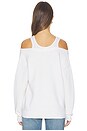 view 4 of 4 Double Layer V Neck Top in Ivory