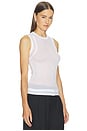 view 2 of 4 Layer Muscle T Sheer in Optic White