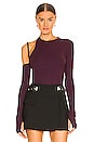 view 1 of 6 Cutout Top in Mulberry
