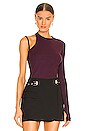 view 2 of 6 Cutout Top in Mulberry