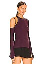 view 3 of 6 Cutout Top in Mulberry