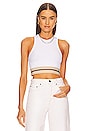 view 1 of 4 Rib Crop Tank in Optic White