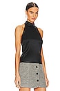 view 2 of 4 Halter Top in Black