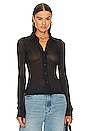 view 2 of 5 Sheer Rib Shirt in Black
