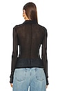 view 4 of 5 Sheer Rib Shirt in Black