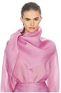 view 1 of 4 Silk Gazar Head Scarf in Ash Rose