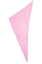 view 3 of 4 Silk Gazar Head Scarf in Ash Rose