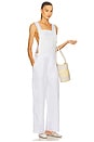 view 1 of 5 The Summer Overalls With Vintage Swiss Embroidery in White
