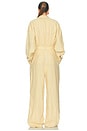 view 4 of 4 COMBINAISON PAPERBAG JUMPSUIT IN WASHED LINEN in Basket Beige