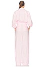 view 4 of 4 COMBINAISON PAPERBAG JUMPSUIT IN WASHED LINEN in Classic Pink