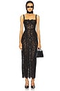 view 1 of 3 The Lace Column Dress in Black