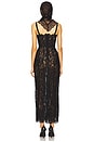 view 3 of 3 The Lace Column Dress in Black