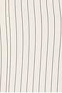 view 4 of 4 Pinstripe Long Strapless Dress in Ivory & Brown Stripe