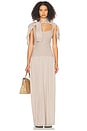 view 1 of 4 Maddison Maxi Knit Dress in Taupe