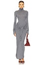 view 1 of 3 Oakleigh Maxi Knit Dress in Light Grey