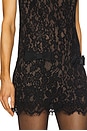view 4 of 4 The Lace Mini Dress in Black