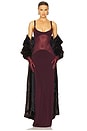 view 1 of 3 Sheer Knit Curve Maxi Dress in Merlot