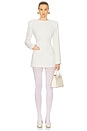 view 1 of 4 The Heavy Crepe Suit Dress in Ivory