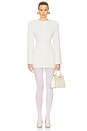 view 4 of 4 The Heavy Crepe Suit Dress in Ivory