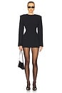 view 4 of 4 The Heavy Crepe Suit Dress in Black