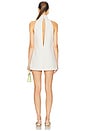 view 3 of 3 The Heavy Crepe Halter Dress in Ivory