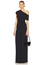 view 3 of 4 The Apolla Jersey Dress in Caviar