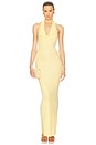 view 1 of 5 Aaliyah Maxi Knit Dress in Butter Yellow