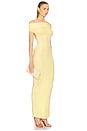 view 3 of 5 Aaliyah Maxi Knit Dress in Butter Yellow