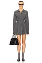 view 1 of 3 Saffron Mini Knit Dress in Heather Grey