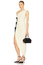 view 4 of 5 The Seline Dress With Bows in Yellow & Black