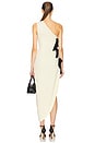view 5 of 5 The Seline Dress With Bows in Yellow & Black