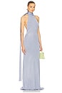 view 4 of 4 Novie Maxi Knit Dress in Sky Blue