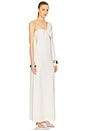 view 2 of 4 The Corsico Draped Dress in Cream