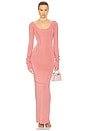view 1 of 4 Scarlet Maxi Knit Dress in Rose Pink