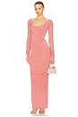 view 4 of 4 Scarlet Maxi Knit Dress in Rose Pink