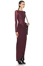 view 2 of 4 The Margot Dress in Merlot