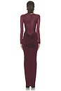 view 3 of 4 The Margot Dress in Merlot