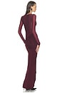 view 4 of 4 The Margot Dress in Merlot