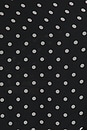 view 4 of 4 The Gemma Dress in Printed Silk Chiffon in Black & Ivory Dot