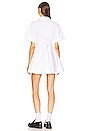 view 4 of 4 Stretch Cotton Sateen Shirt Dress in White
