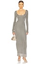 view 1 of 3 Claudetta Maxi Dress in Grey