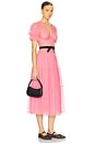 view 1 of 3 The Sasha Dress in Silk Chiffon in Coral Pink