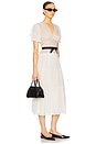 view 2 of 3 The Sasha Dress in Silk Chiffon in Vintage White