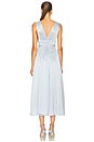 view 3 of 3 The Silk Celeste Dress in Powder Blue