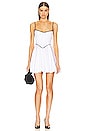 view 1 of 3 VESTIDO STRETCH COTTON SATEEN MINI in White