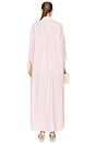view 3 of 4 Oversized Shirt Dress in Tech Poplin in Rose Quartz