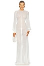 view 1 of 4 VESTIDO LARGO ANGILIQUE in Ivory