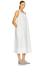 view 2 of 3 Midi Dress With Lace in Tech Poplin in White
