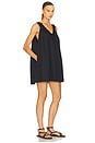 view 2 of 3 Mini Dress With Lace in Tech Poplin in Black