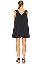 view 3 of 3 Mini Dress With Lace in Tech Poplin in Black